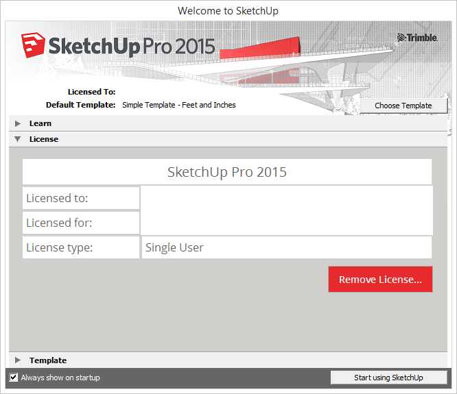 sketchup make 2017 license